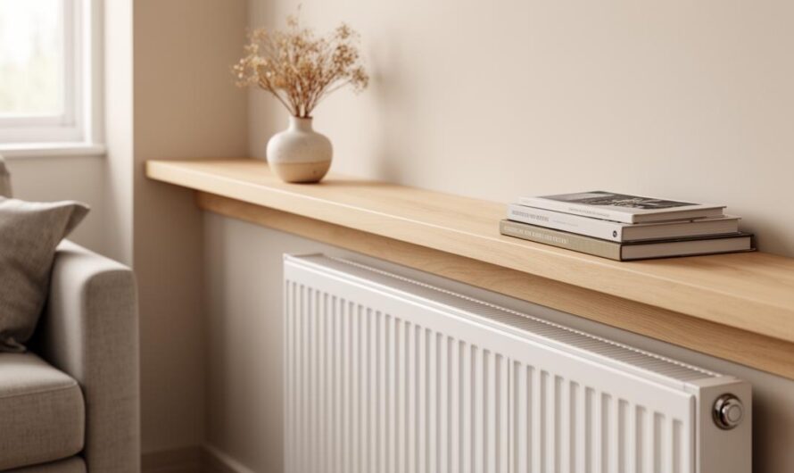 Les avantages de cette tablette pour radiateur dans votre intérieur
